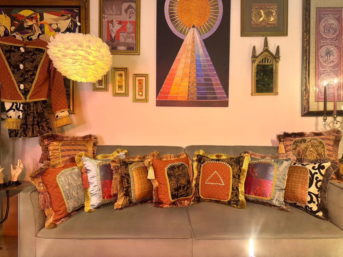 Portal Pillow 1 - Silken Duality