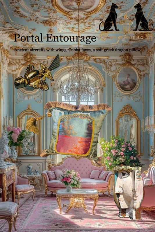 Portal Pillow 2 - The Temple Flame