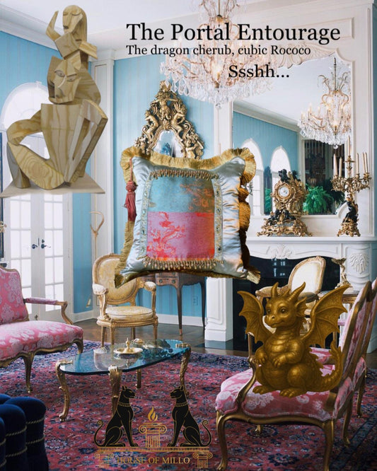 Portal Pillow 1 - Silken Duality