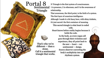 Portal Pillow 8 - Sentimental Triangle