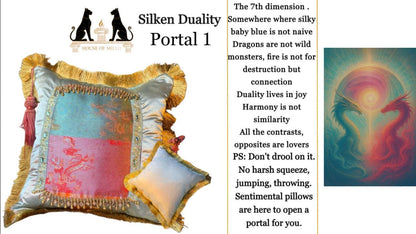Portal Pillow 1 - Silken Duality