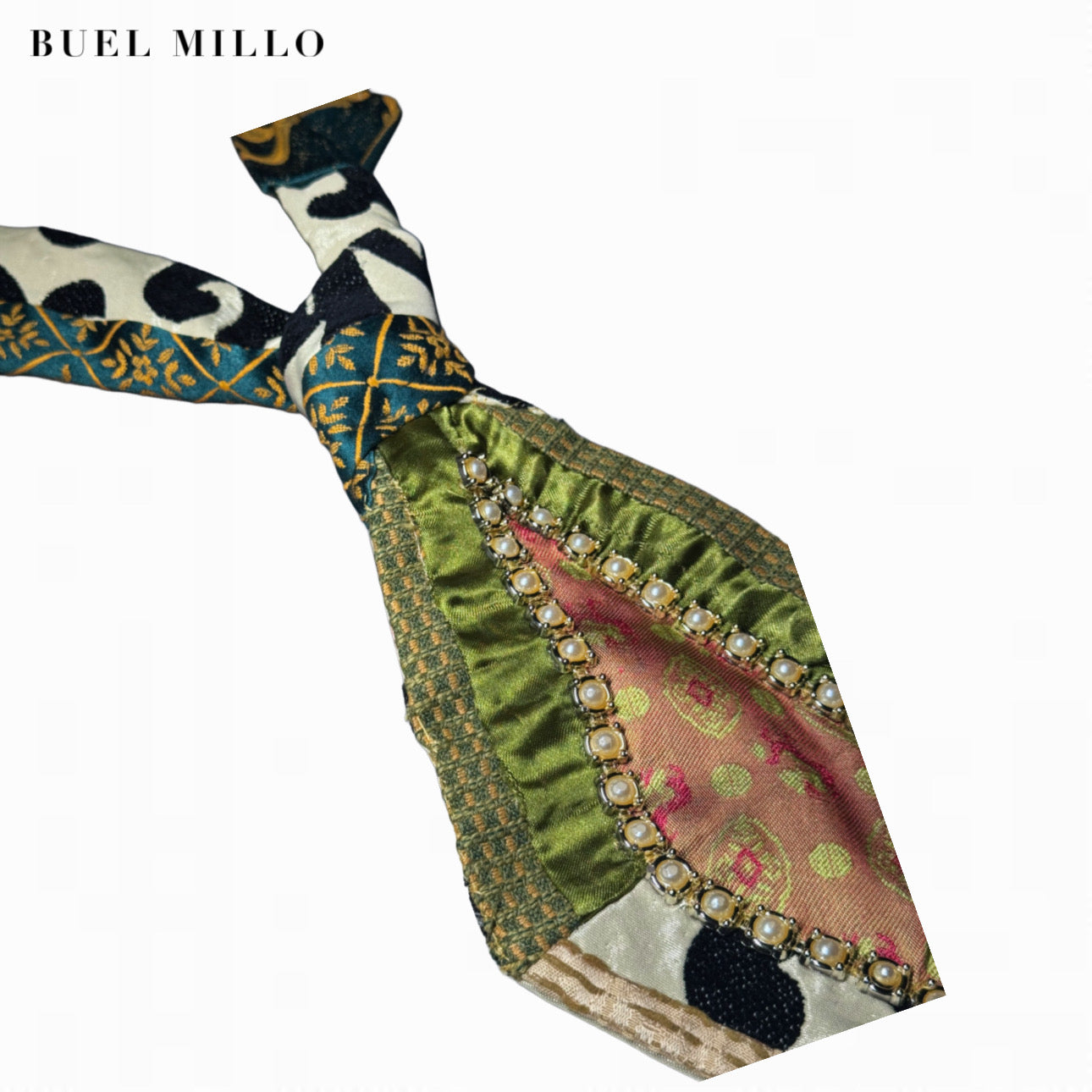 The Polite Plot Twist Necktie - Champagne Witch Collection