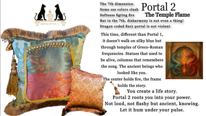 Portal Pillow 2 - The Temple Flame