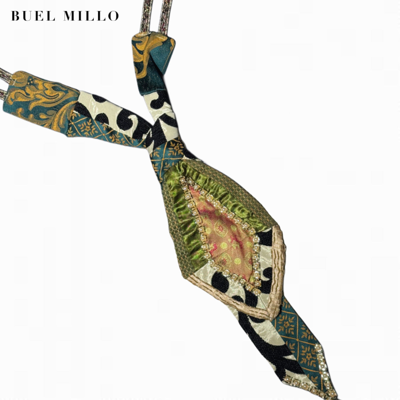 The Polite Plot Twist Necktie - Champagne Witch Collection