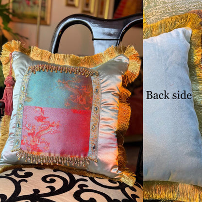 Portal Pillow 1 - Silken Duality