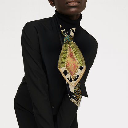 The Polite Plot Twist Necktie - Champagne Witch Collection
