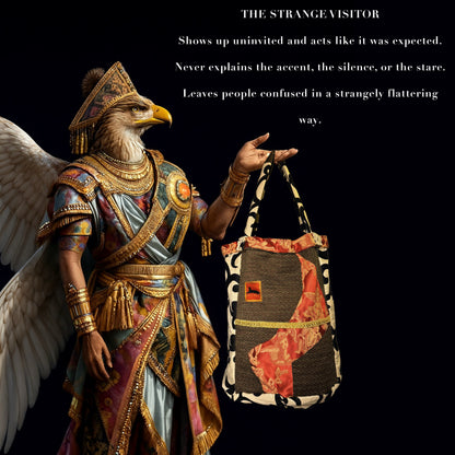 The Strange Visitor Tote Bag - Champagne Witch Collection