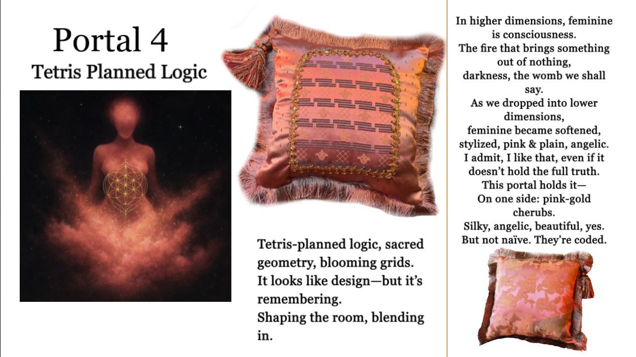 Portal Pillow 4- Tetris Planned Logic
