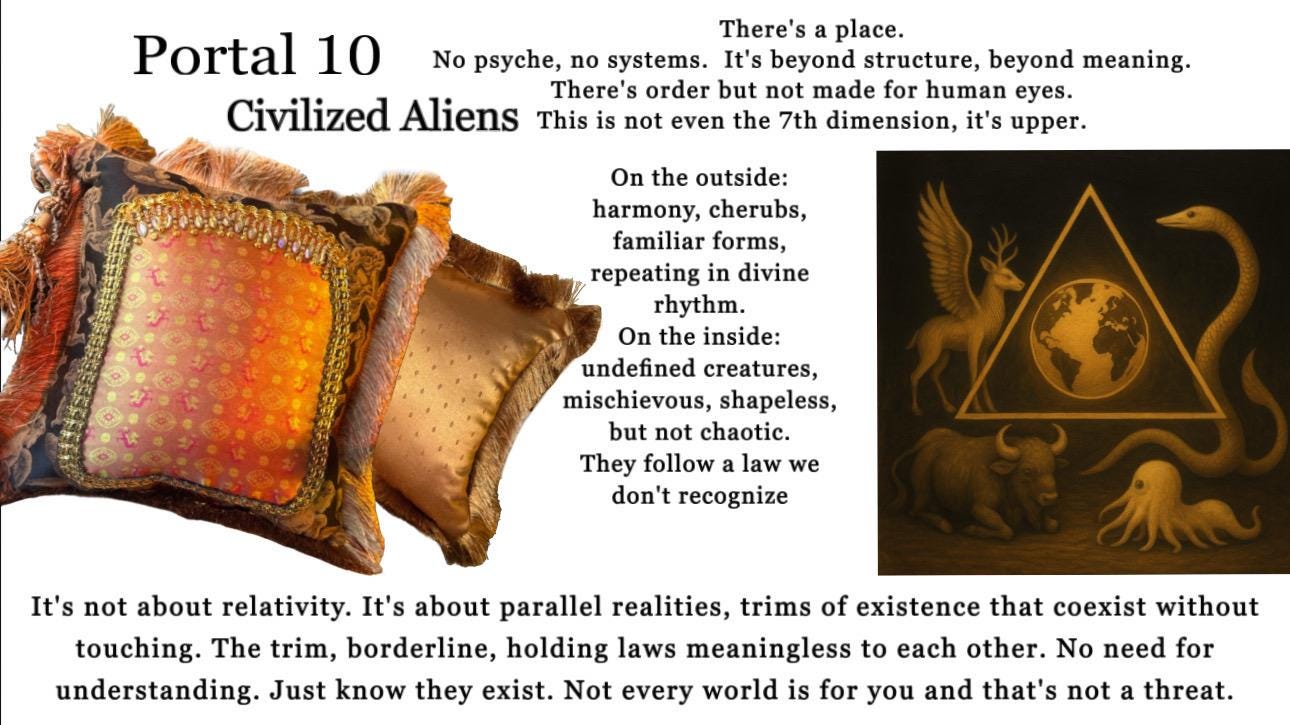 Portal Pillow 10 - Civilized Aliens