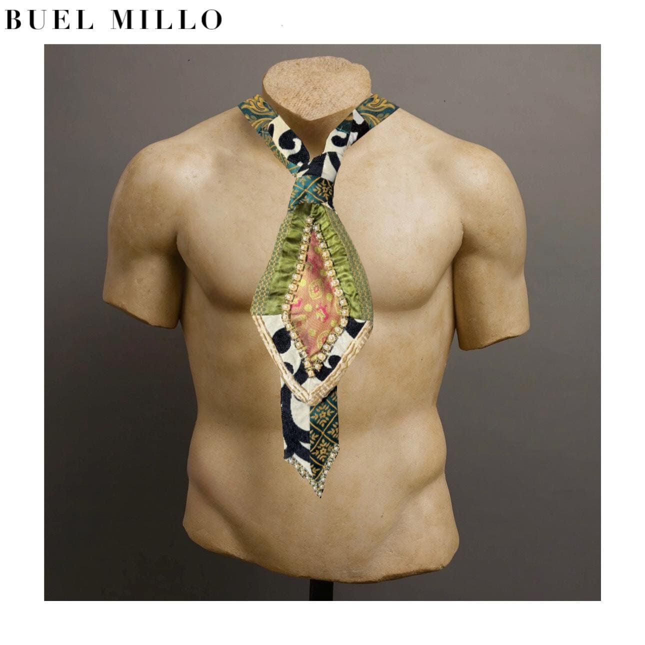 The Polite Plot Twist Necktie - Champagne Witch Collection