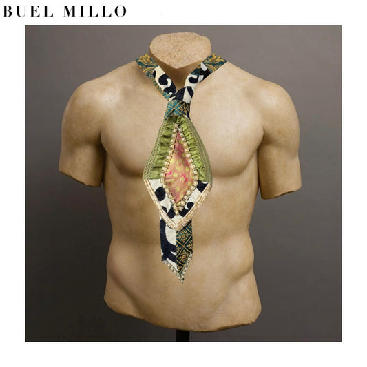 The Polite Plot Twist Necktie - Champagne Witch Collection